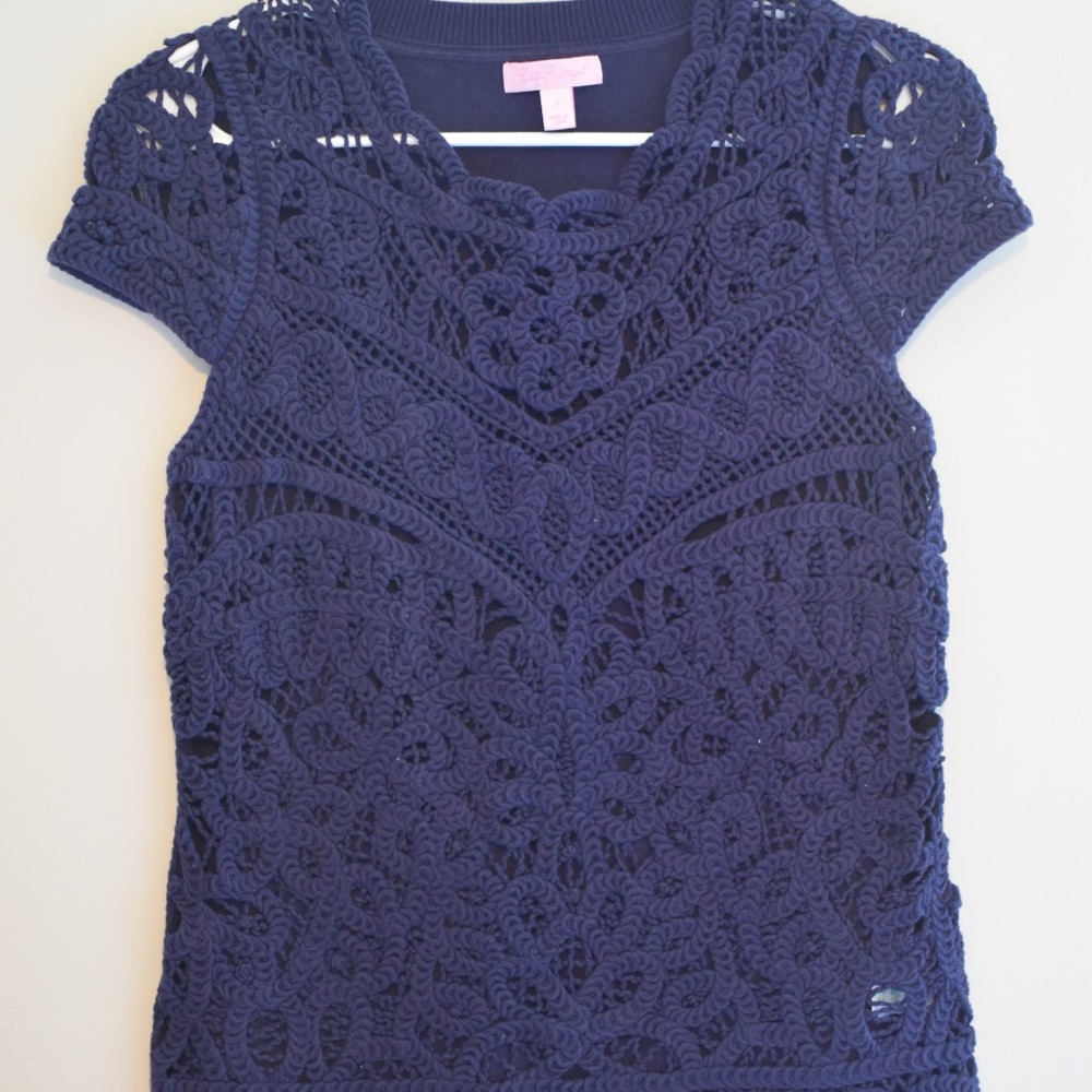 Lilly Pulitzer crochet top